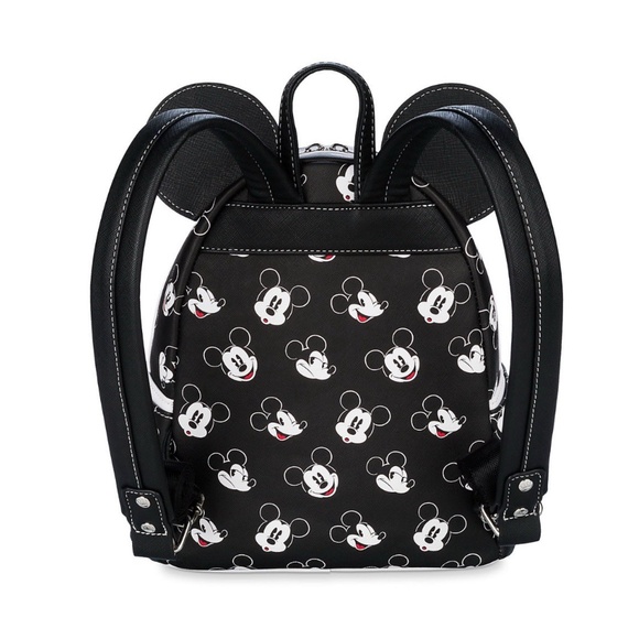 Disney Parks Loungefly Black White Mickey Mini Backpack 2025 Classic - NEW - Picture 2 of 3